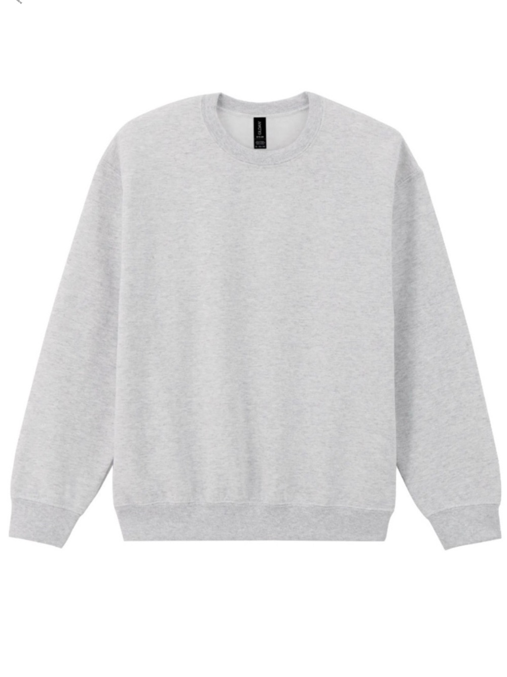 Mens Gildan DryBlend Sweatshirt Crewneck Long Sleeve Gray‎ Unisex Small
